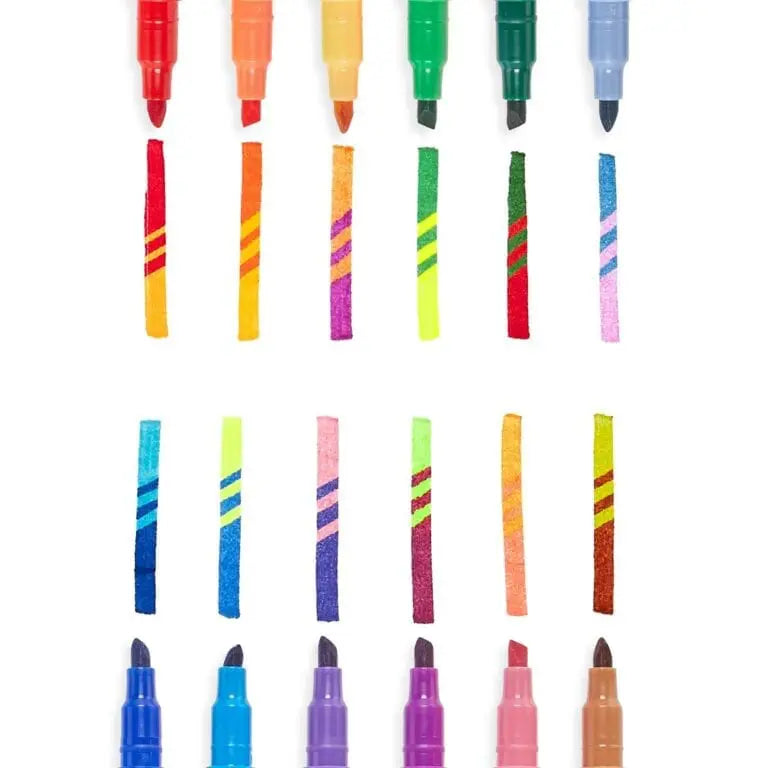 OOLY 12-pack Färgskiftande Tuschpennor