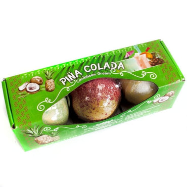 Ancient Wisdom Bath Bomb Piña Colada 3-pack