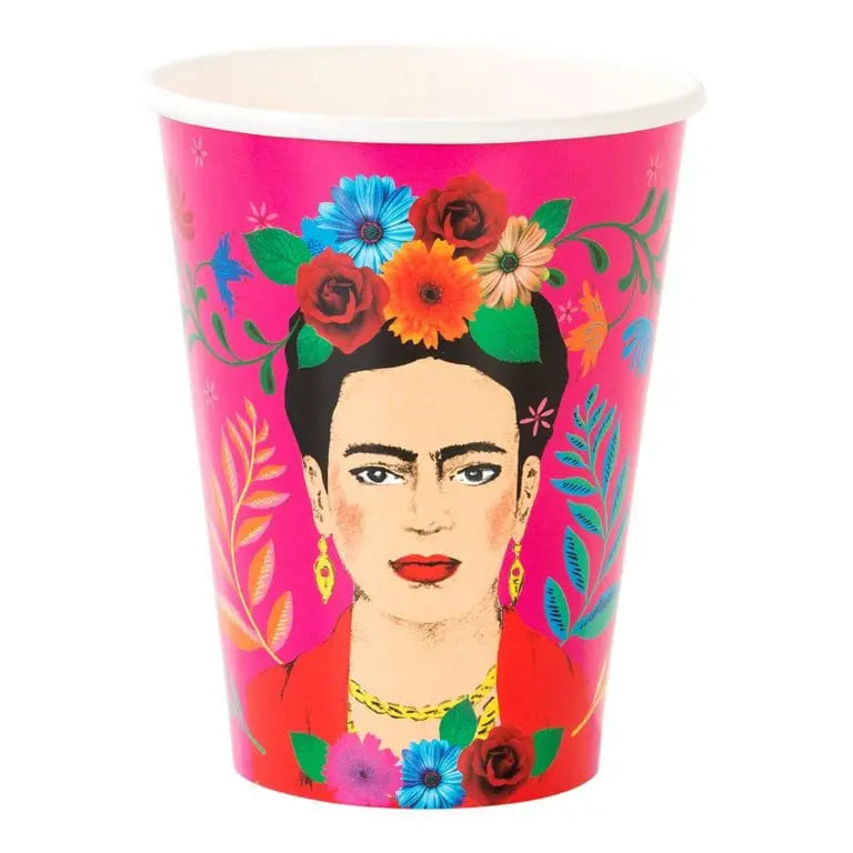Paper cups Boho Frida Kahlo