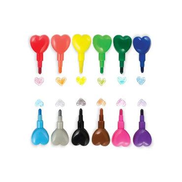 Stapelbara Färgkritor