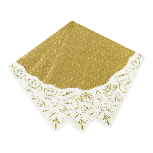 Servetter Vintage Guld