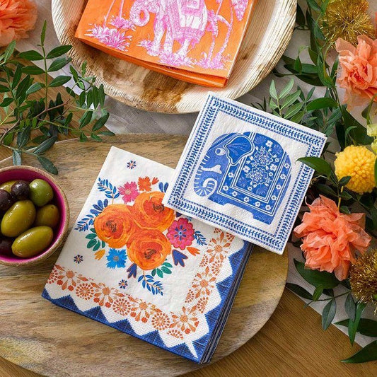 Talking Tables Servetter Boho Spice Blommönster