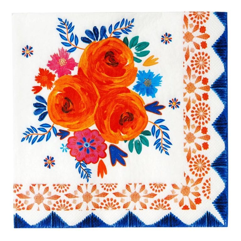 Talking Tables Servetter Boho Spice Blommönster