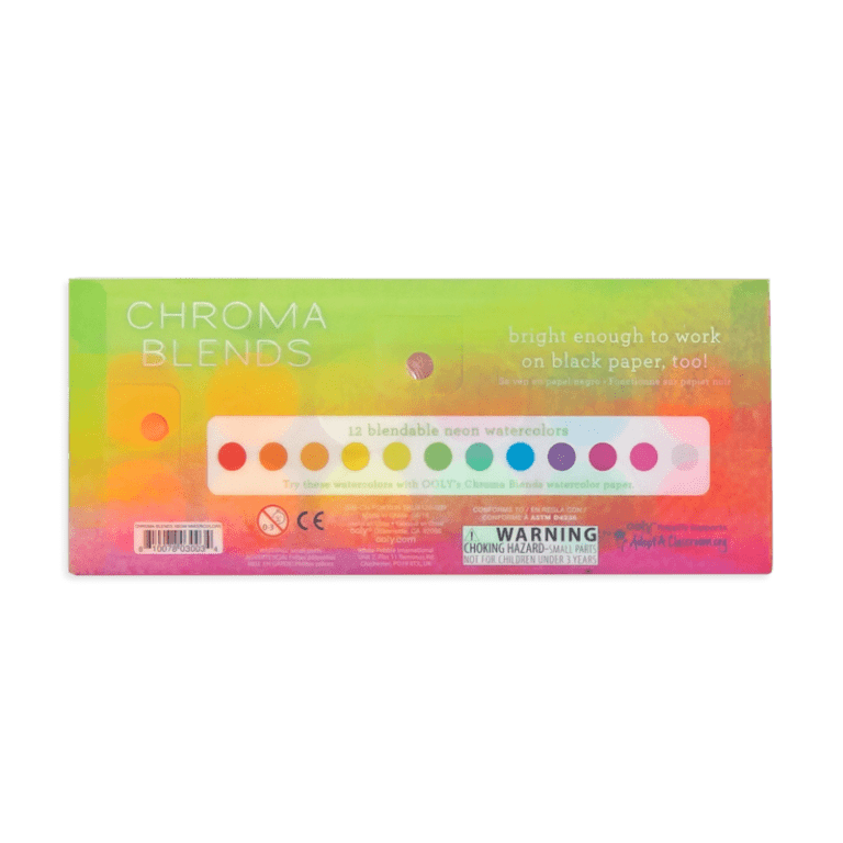 Watercolor Neon Chroma Blends