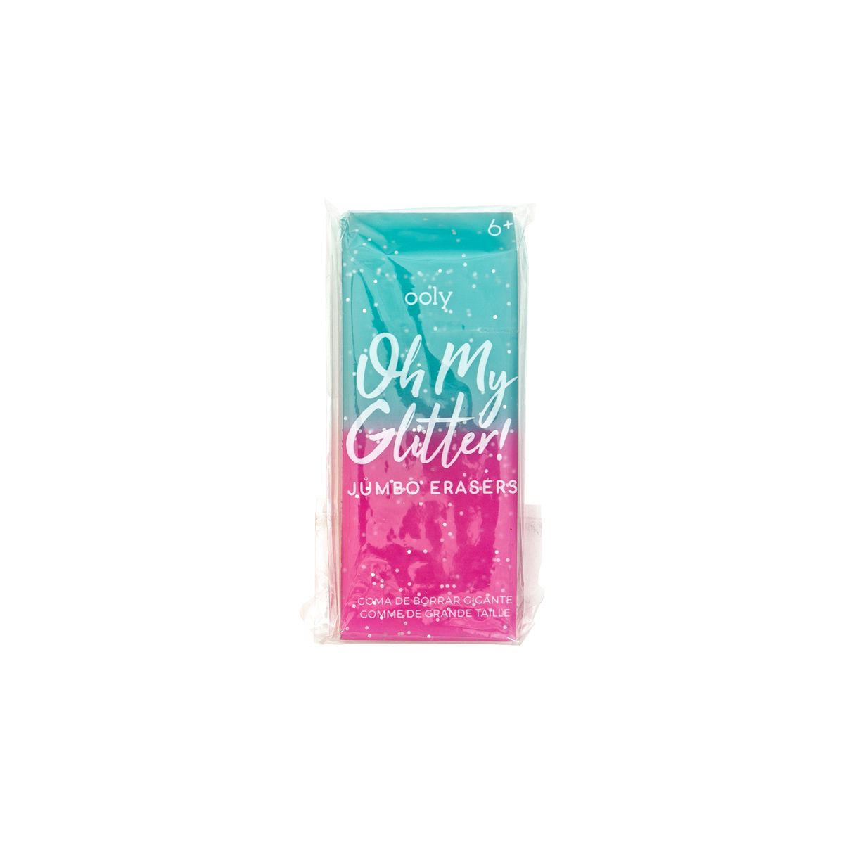 112637-3 OOLY Suddgummi Oh My Glitter Jumbo Erasers