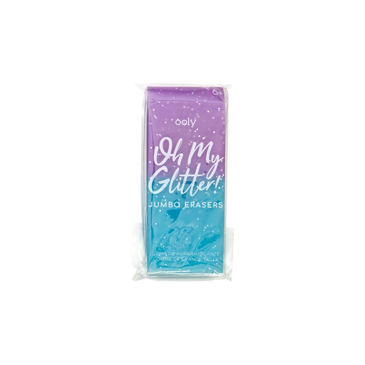 112637-6 OOLY Suddgummi Oh My Glitter Jumbo Erasers
