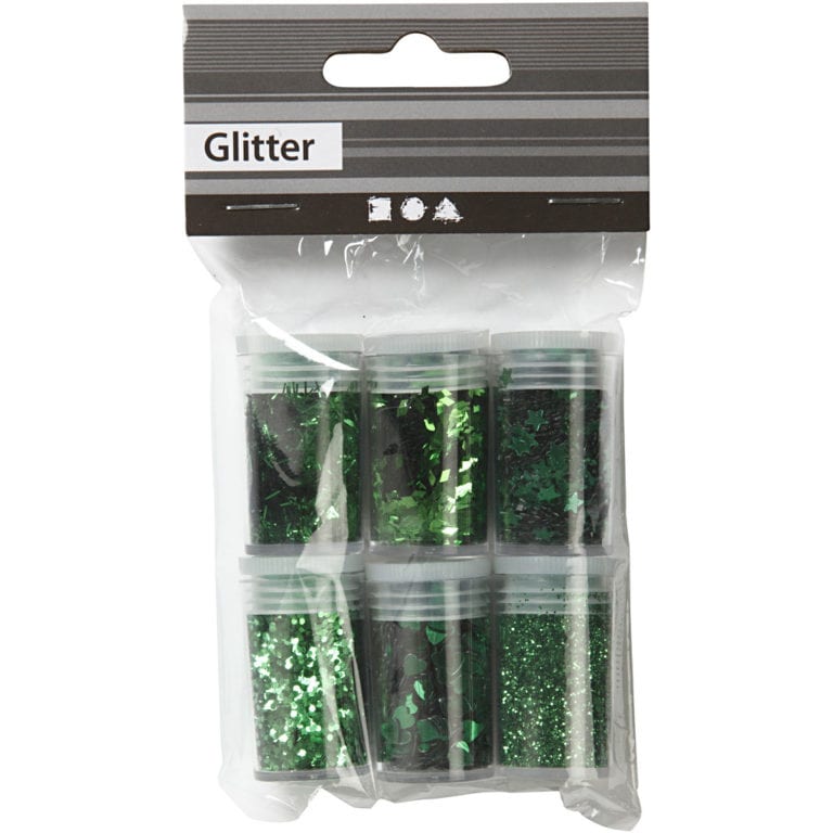 Glitter och Paljetter Grön