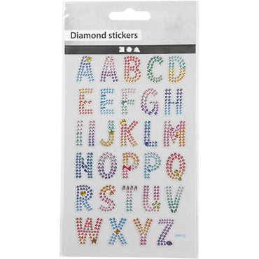 Diamond Stickers Alphabet