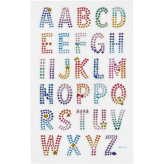 Diamond Stickers Alphabet