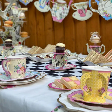 Serveringsfat 4-pack Schackrutor