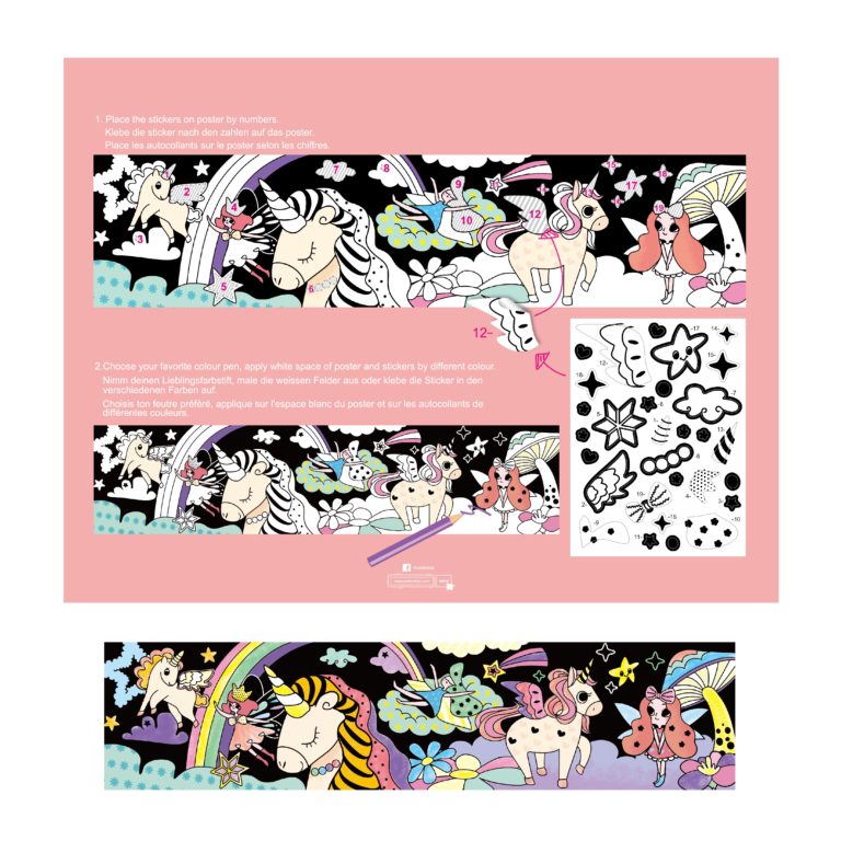 Färgläggningsaffisch