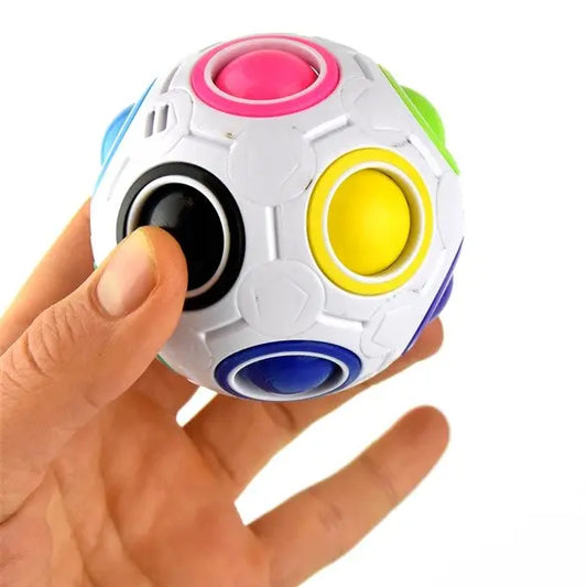 Rainbow Puzzle Ball Fidget Toy