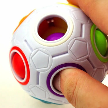Rainbow Puzzle Ball Fidget Toy