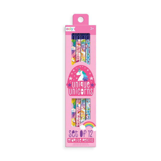 113580 OOLY Grafitpennor Unique Unicorns - Set om 12