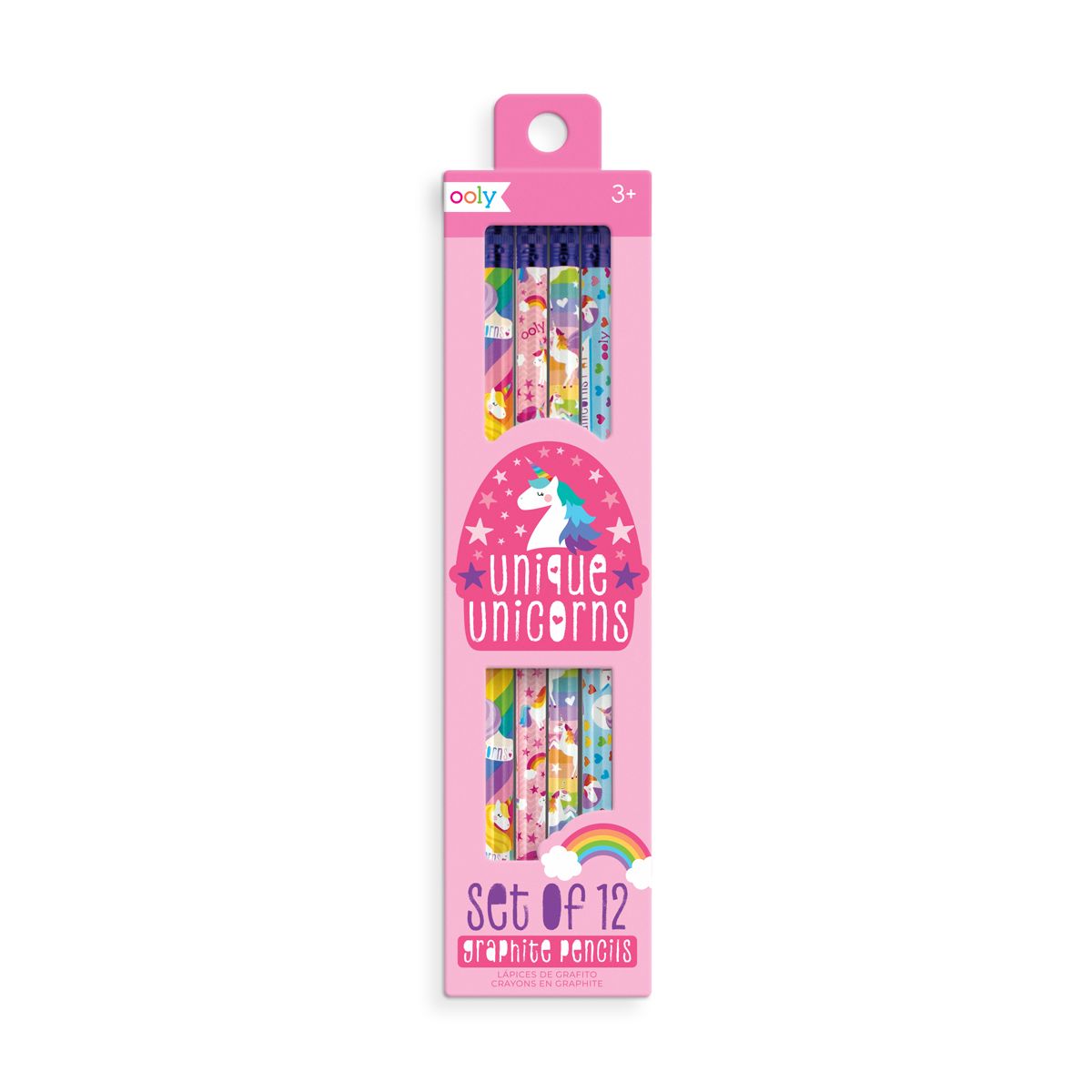 113580 OOLY Grafitpennor Unique Unicorns - Set om 12