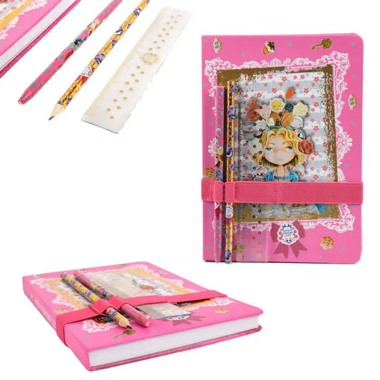 Ritas Wonderland anteckningsbok med tillbehör