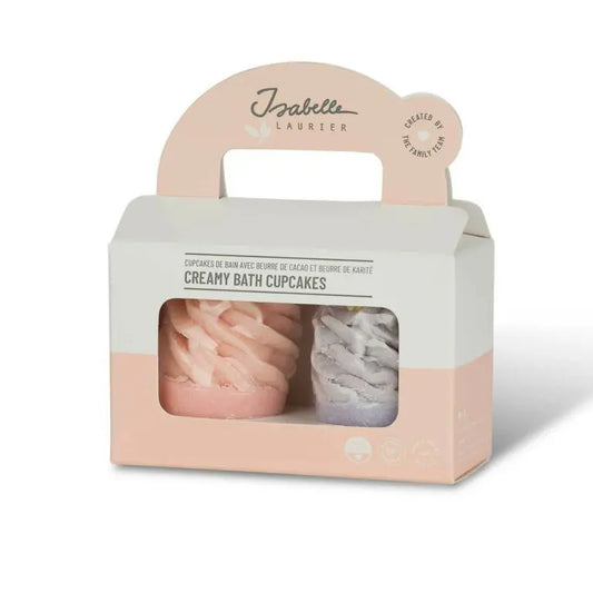 Isabelle Laurier Presentbox Badbomber Cupcakes med Lavendel & Jordgubbsdoft