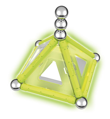 Geomag Glow Konstruktionsleksak Självlysande Magnetiska Delar, 22 st