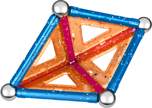 Geomag Glitter Konstruktionsleksak Magnetiska Delar, 22 st