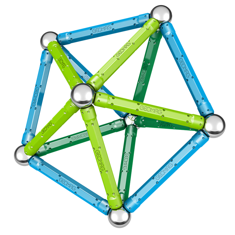 Geomag Konstruktionsleksak Magnetiska Delar, 35 st
