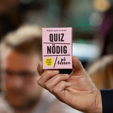 Sällskapsspel Quiznödig – På Festen
