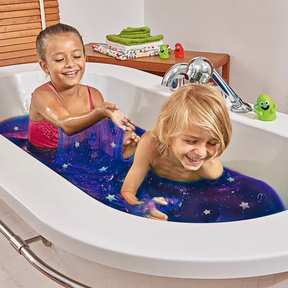 Zimpli Kids 2xGalaxy Slime Baff + Stjärnor som Lyser i Mörker 300 Gram