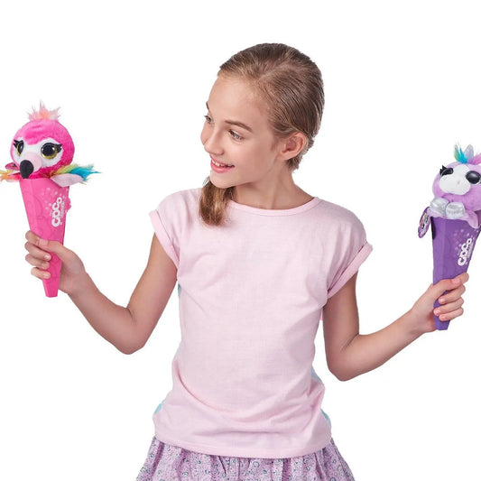 Zuru Coco Cone, gosedjur, överraskningsstrut, mjukisdjur, barnleksak, överraskning, samlarleksak, gosedjur med överraskning, söt gosedjur, gosedjur för barn, unik leksak, mjukisleksak