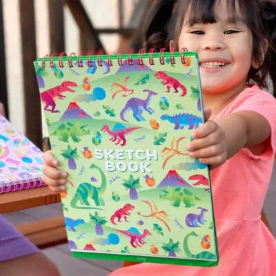 OOLY Drawing pad Sketch and Show Standing Daring Dino 30x20 cm