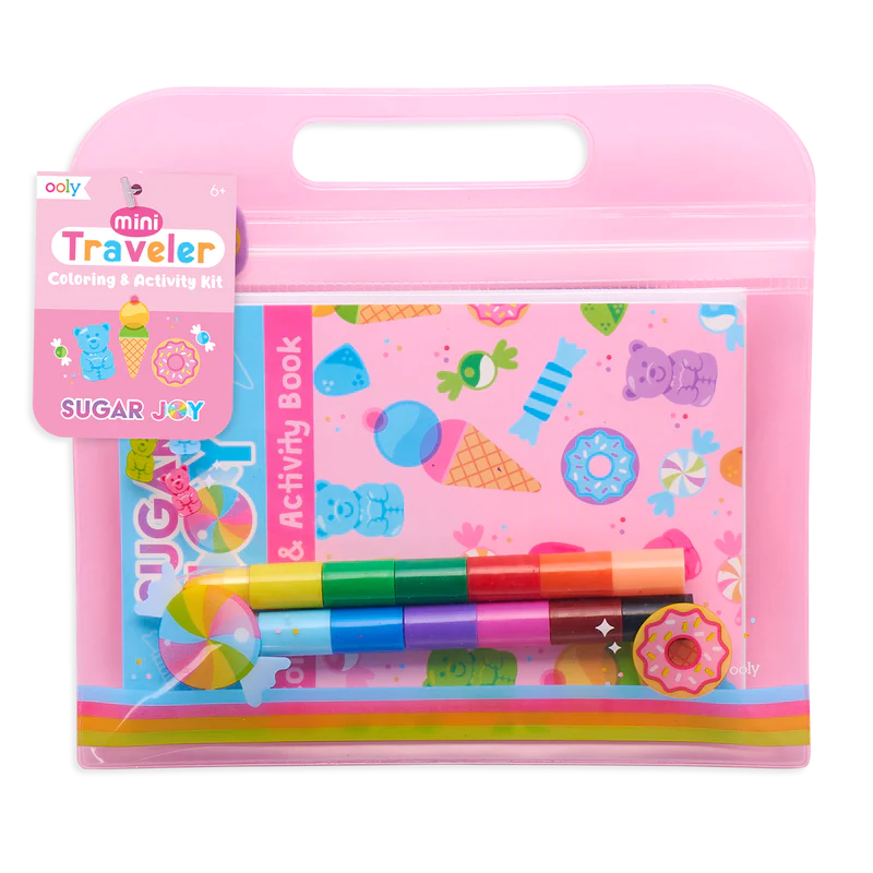 Aktivitets Kit Sugar Joy inkl. Kritor - Färglägg och Dekorera med Stickers