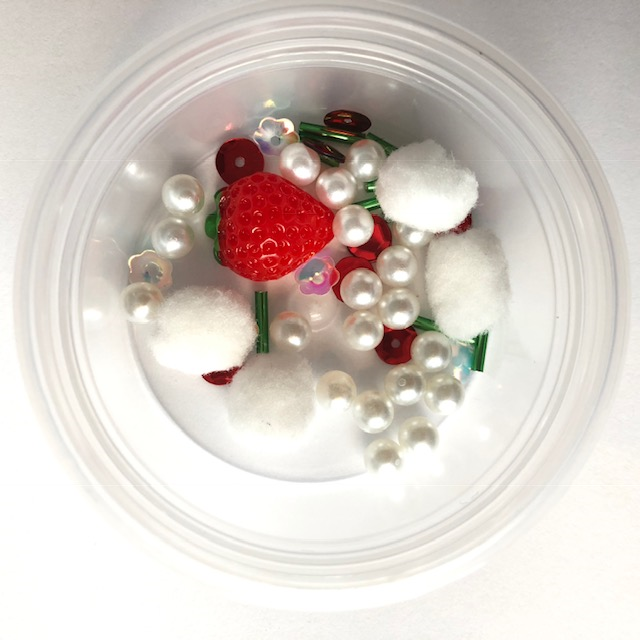 DIY Charms Banana Djungle + Plastburk Med Skruvlock - Set