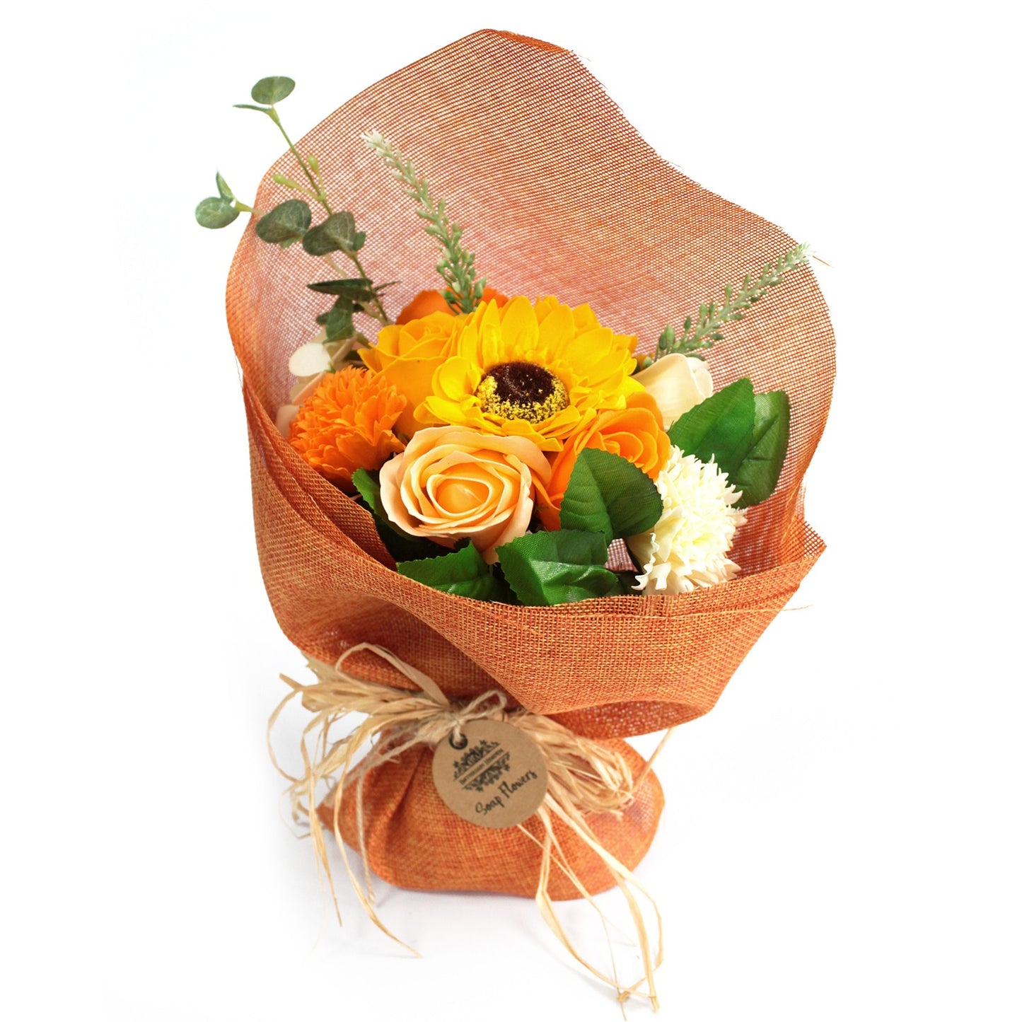Tvålblommor Orange Bukett Stående