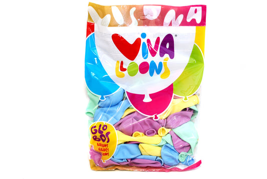 Ballonger Pastell 50-pack