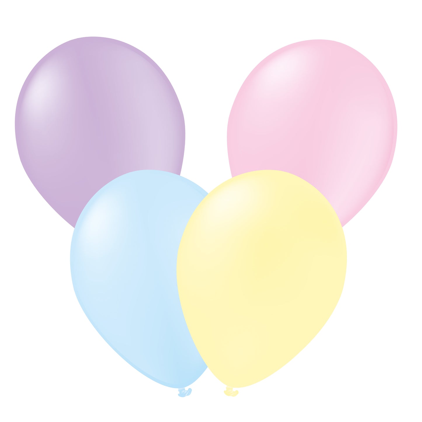 Ballonger Pastell 50-pack