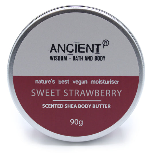 Ancient Wisdom Shea Body Butter - Sweet Strawberry