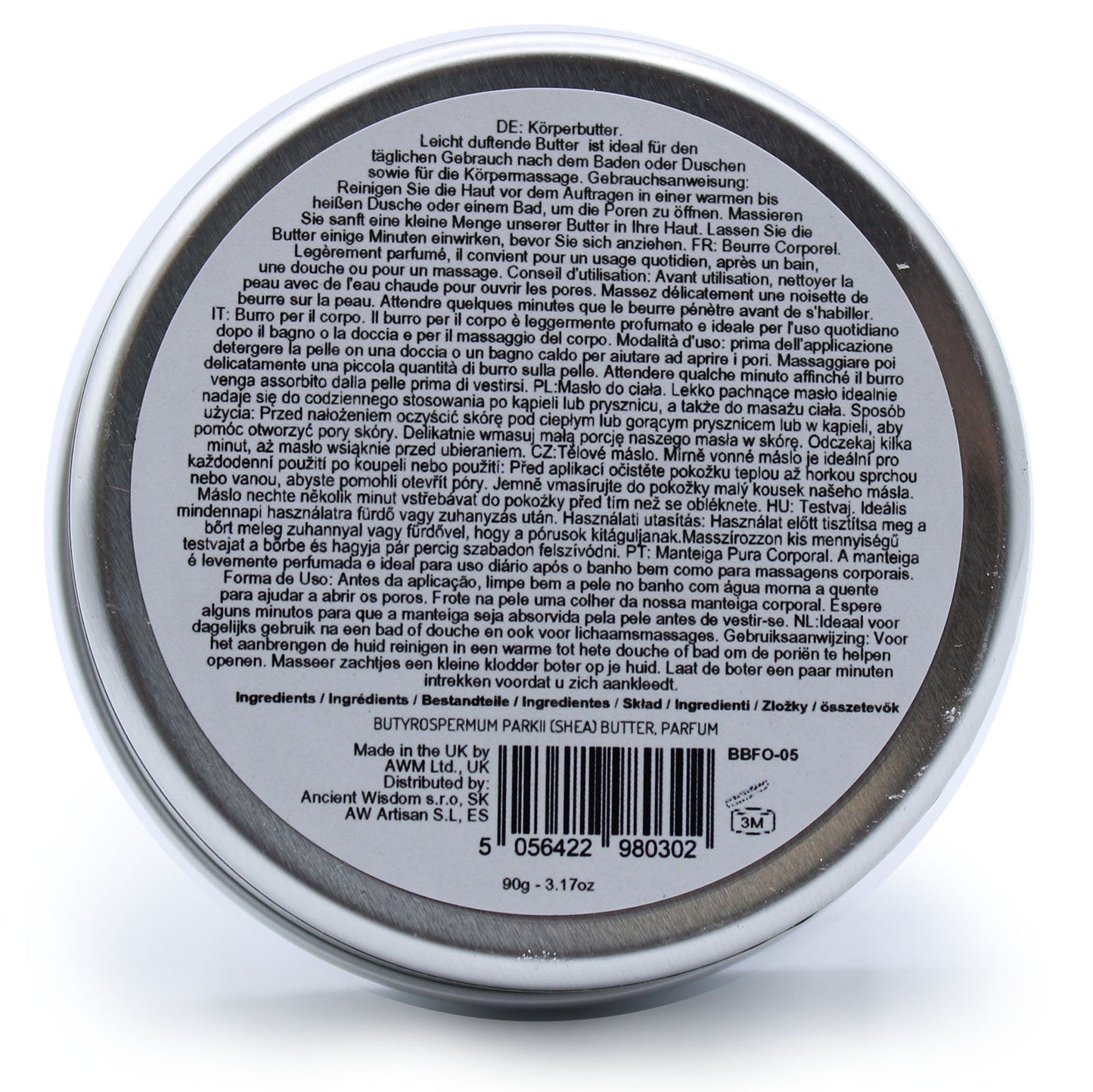 Ancient Wisdom Shea Body Butter - Sweet Strawberry