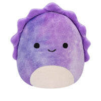 Squishmallows Flip A Mallows Official Kellytoy Delilah the Purple Dino/Jerome the Blue Dino 13 cm