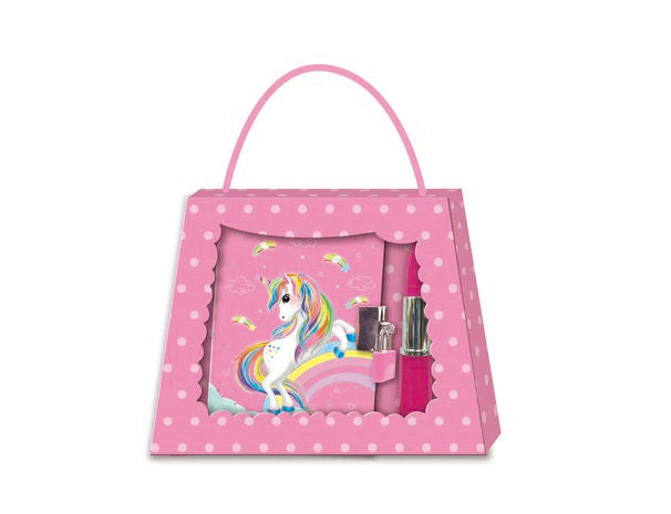 DIARY SET W LIPSTICK PEN ROSA