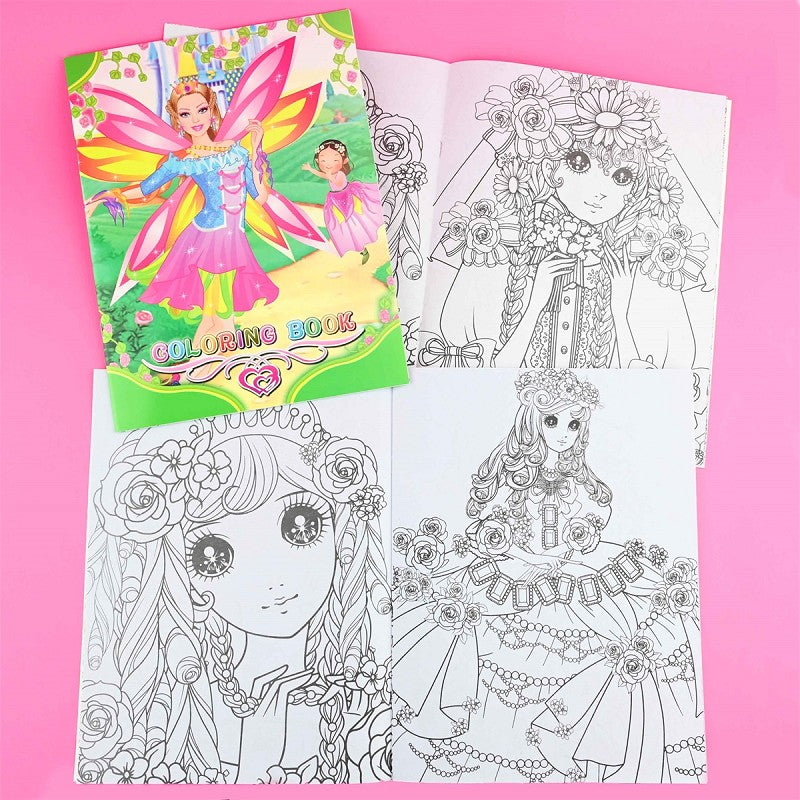 Målarbok Princess