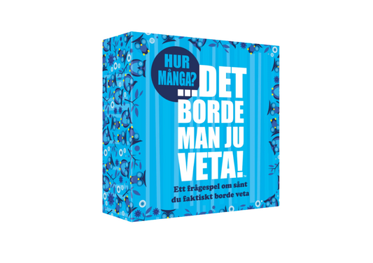 Sällskapsspel - Det borde man ju veta! - Hur många?