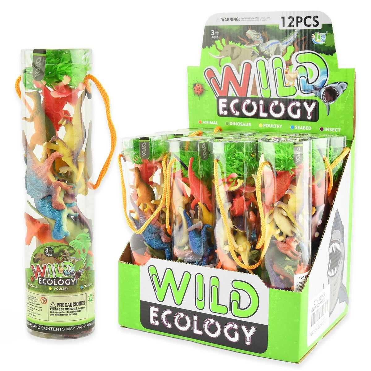 Dinosaur set 18pcs 20cm