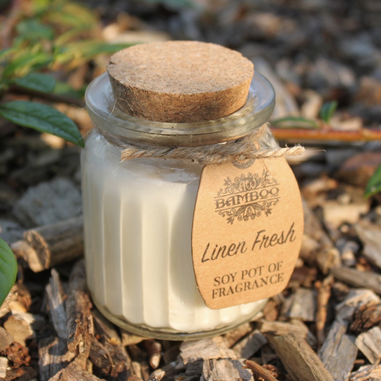 Doftljus Sojavax doft Linen Fresh