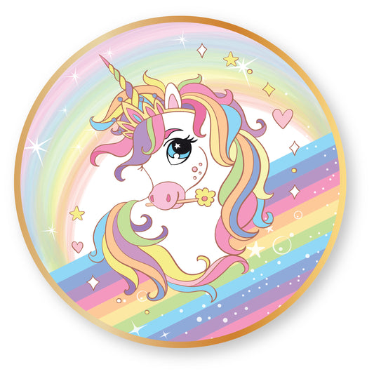 Tallrik Unicorn 23 cm 6-pack