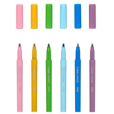 Metallicpennor för pyssel