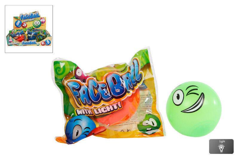 POCKET MONEY Face Ball With Light 5,5cm