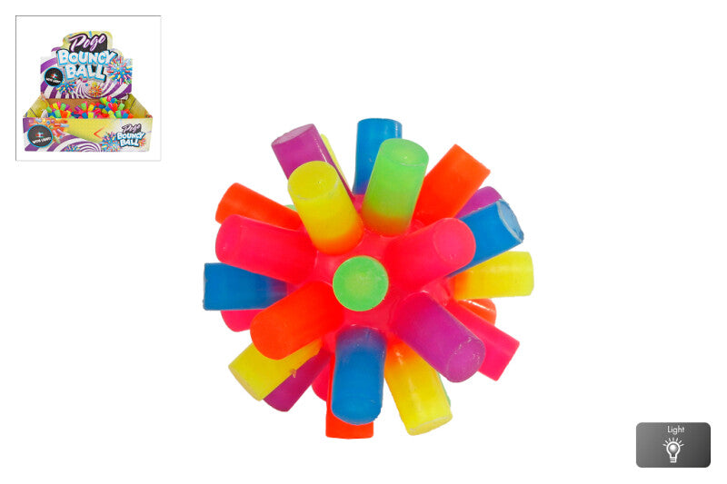 Hoppboll Pogo med Blinkande ljus
