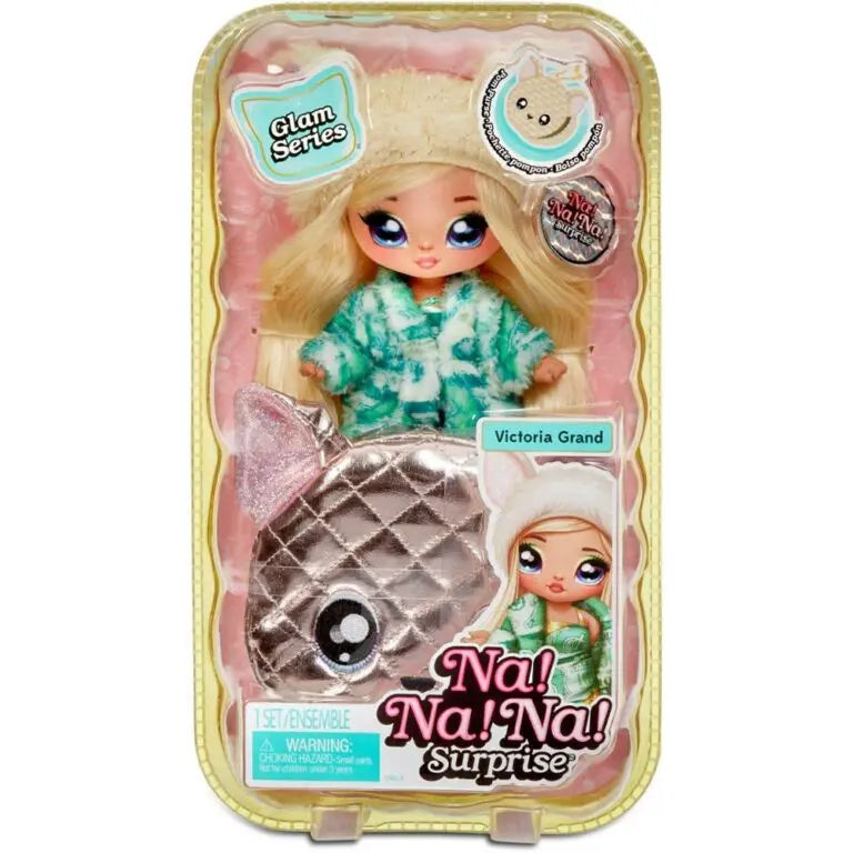 Na! Na! Na! Surprise Docka + Väska 2in1 Pom Doll Glam