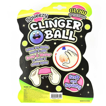 Sticky Wall Balls Glow-in-the-dark Fidget Toy 6pcs -4cm