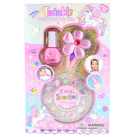 Nail Art for Kids Accessories with Scent 14+ Pieces