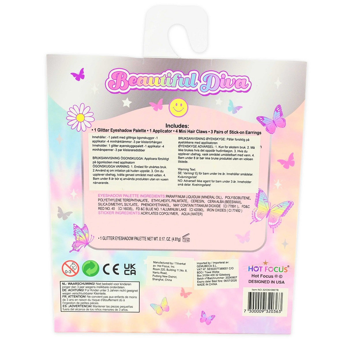 Beauty set Diva 8 pcs