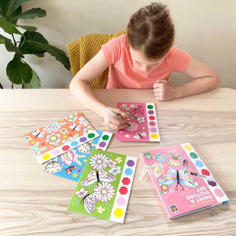 Paint A Picture Set – Fjärilar och blommor